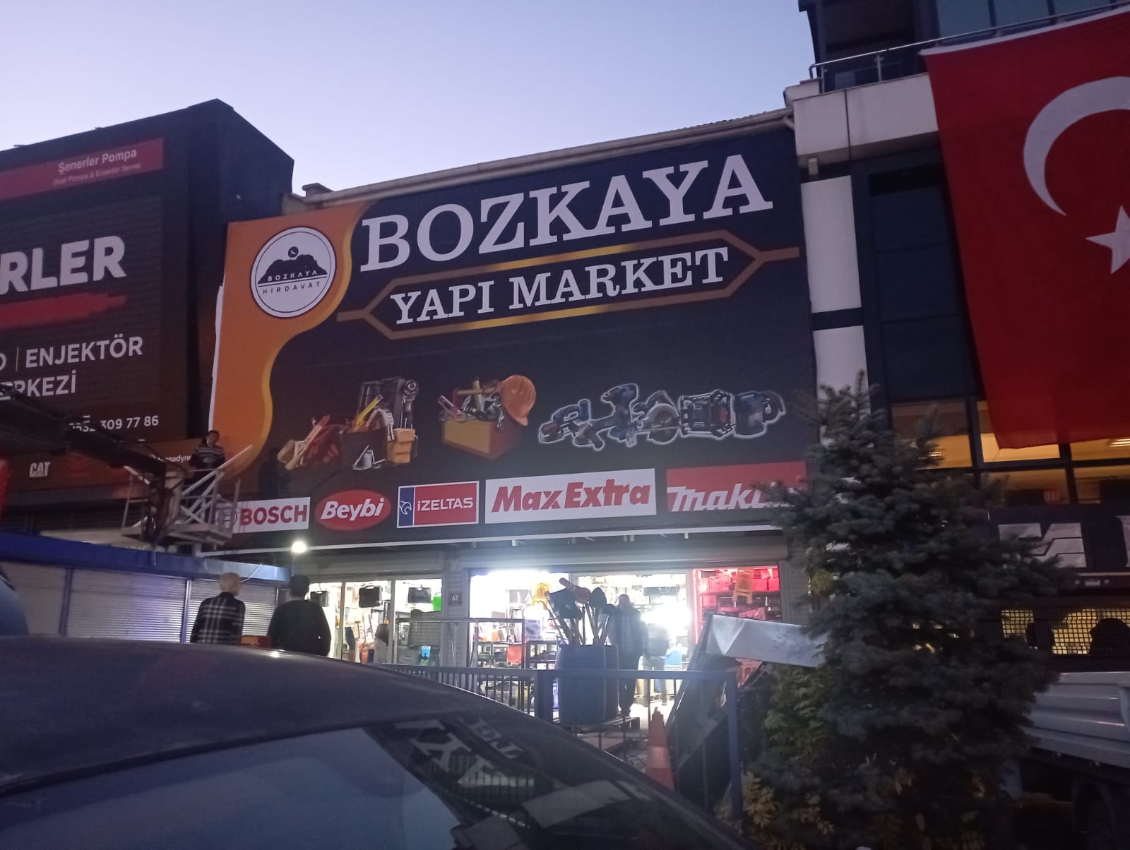 Işıksız tabela cephe uygulaması | Ankara Reklamcı tabela