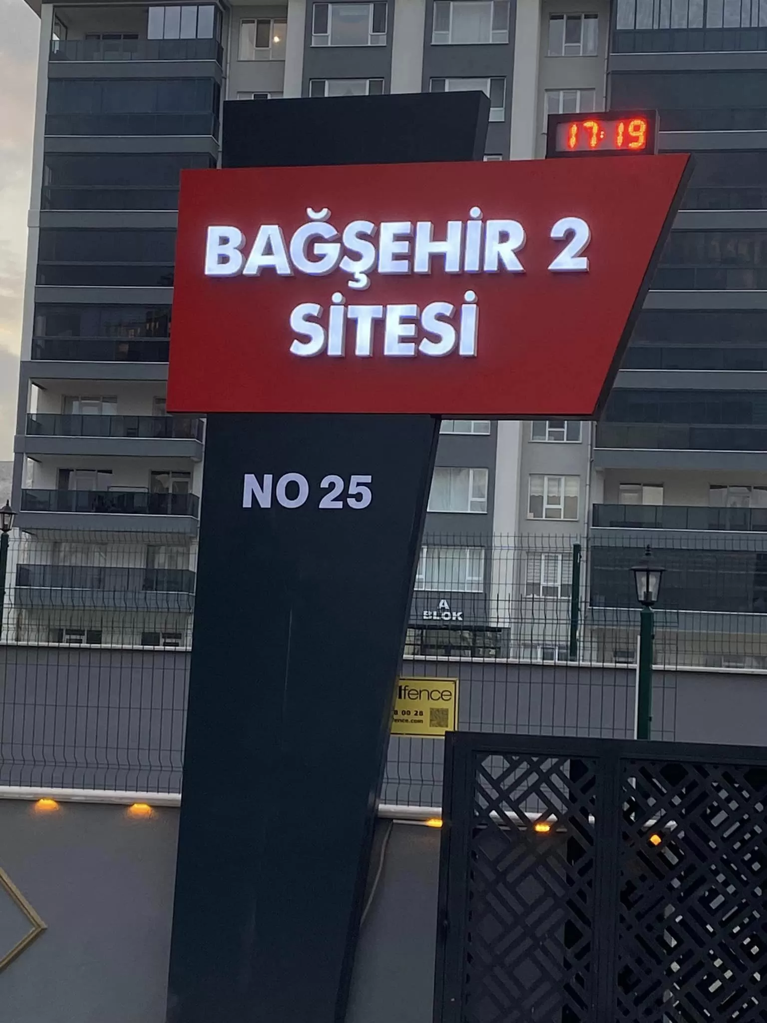 Site giriş totem tabelası | Ankara Reklamcı tabela
