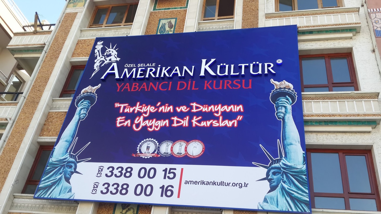 Gergin yüzey üzerinde üç boyutlu kutu harf | Ankara Reklamcı tabela