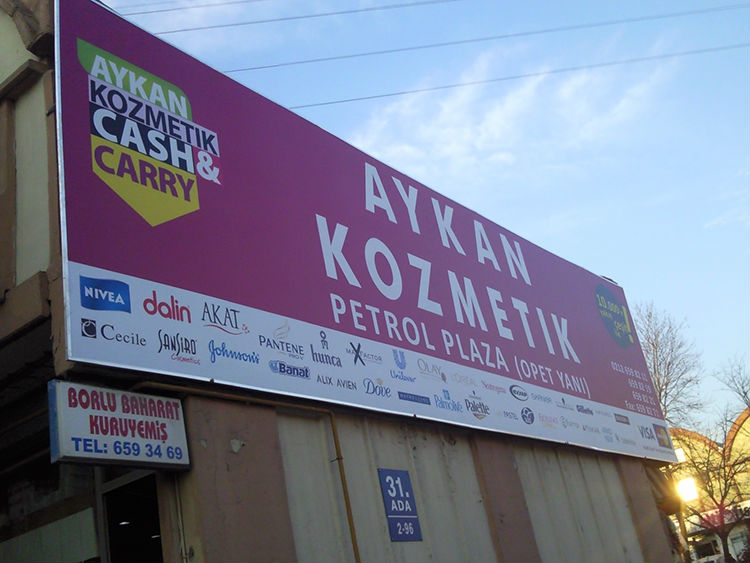 Vinil germe tabela yüzeyi | Ankara Reklamcı tabela
